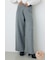格上げニットワイドパンツ
