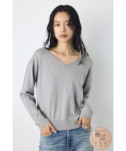 格上げ2WAYネックニット