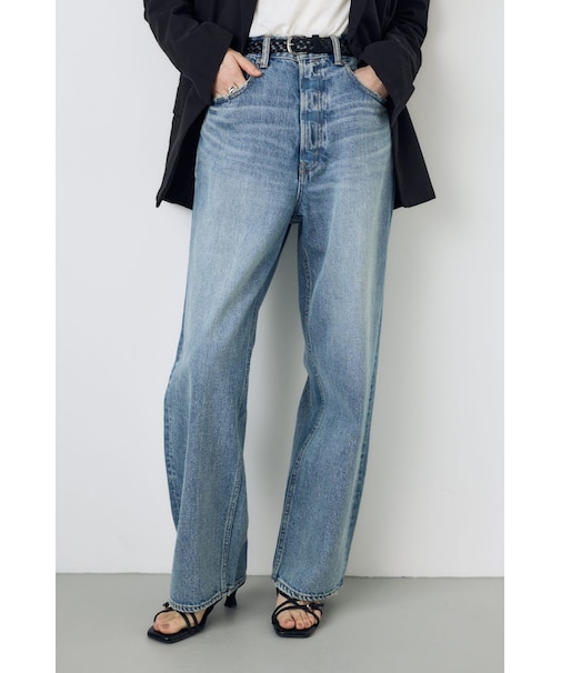 AZUL DENIM ハイウエストワイドデニム
