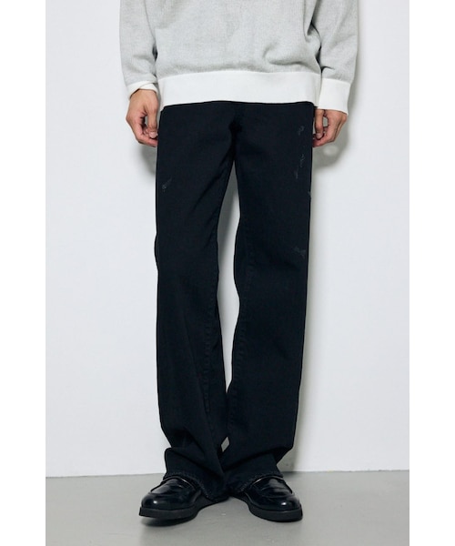 AZUL DENIM ダメージワイドデニム｜アズールバイマウジーの通販｜&mall