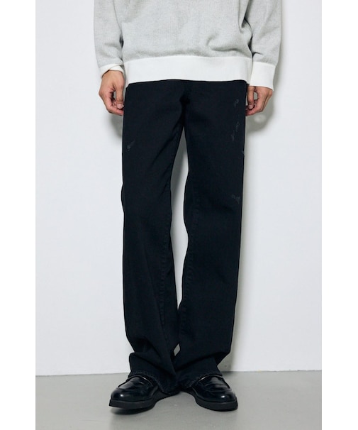 AZUL DENIM ダメージワイドデニム