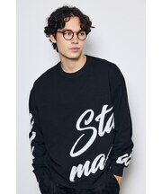 リバーシブル総柄グラフィックニット