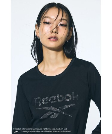 【REEBOK×AZUL】ラインストーンロンT
