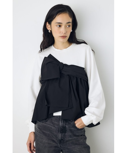 アシンメトリービスチェドッキングトップス