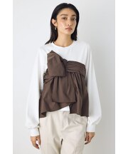 アシンメトリービスチェドッキングトップス