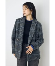 ウォームヘザーブークレチェックジャケット