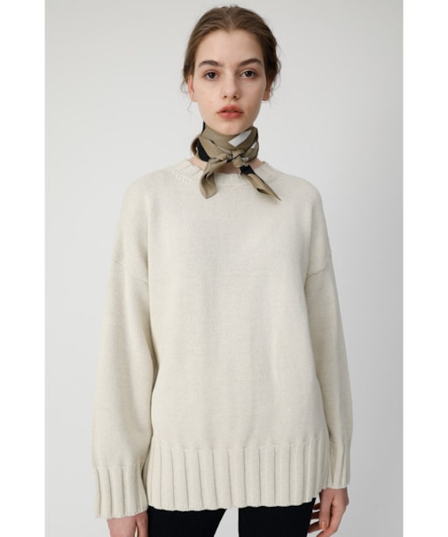 WIDE RIB ニットトップス