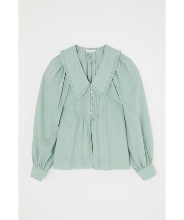 PIN TUCK FRILL ブラウス
