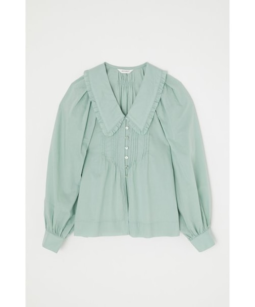 PIN TUCK FRILL ブラウス
