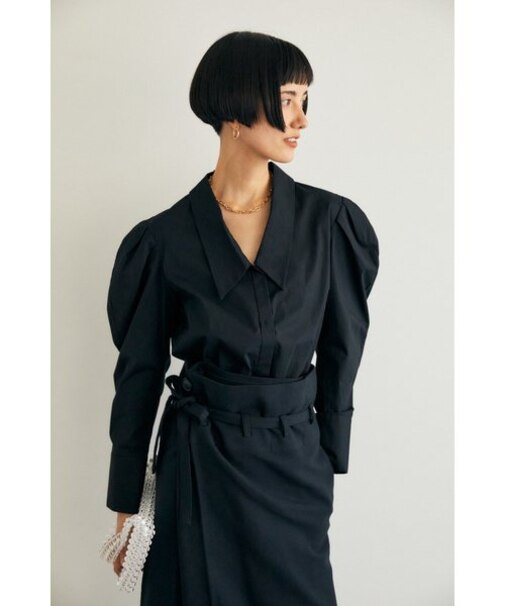 【M_】LAPEL ブラウス