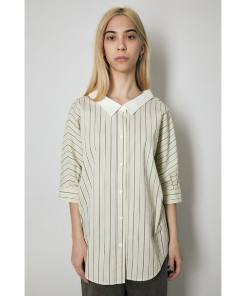 BACK GATHER シャツ