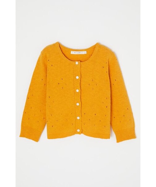 EYELET COMPACT KNIT カーディガン
