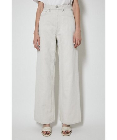 COTTON LINEN WIDE STRAIGHT