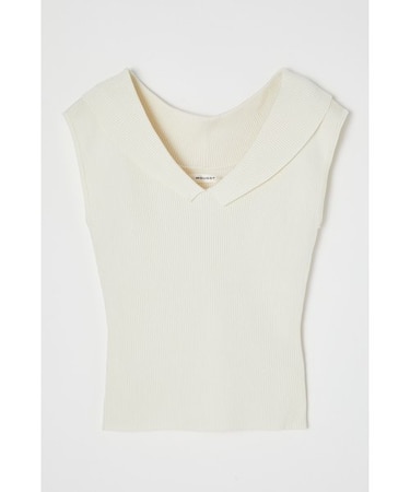 DECOLLETE SLEEVELESS トップス｜マウジーの通販｜&mall（アンドモール 