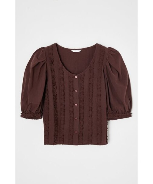 FRILL PUFF SLEEVE ブラウス
