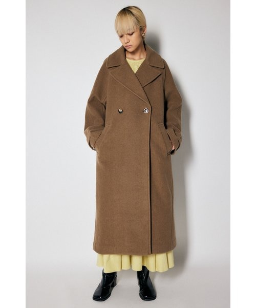 BIG COLLAR DOUBLE コート｜マウジーの通販｜&mall（アンドモール