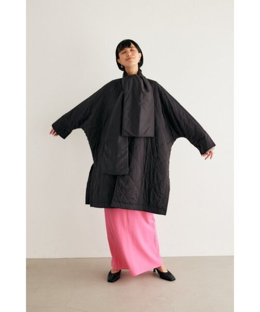 KAPOK MIX FILLING  PONCHO コート