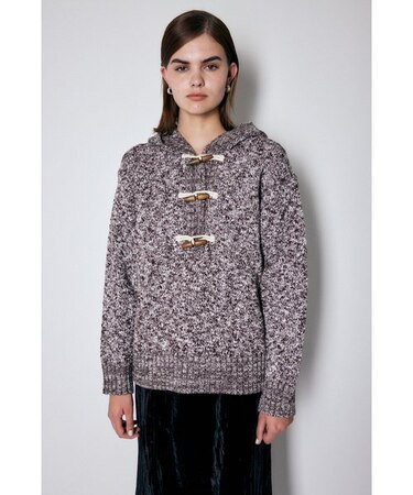 TOGGLE HOODED ニット