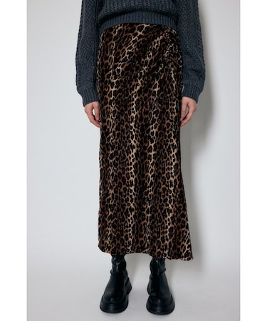 LEOPARD ロングスカート