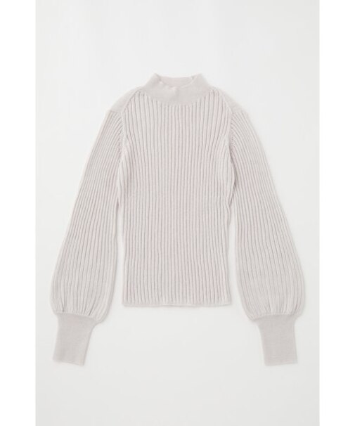 DROOPY SLEEVES RIB KNIT トップス