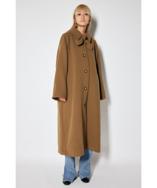 HOODED SCARF コート