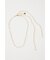 【HOLIDAY COLLECTION】WRAP LIKE F／PEARL ネックレス