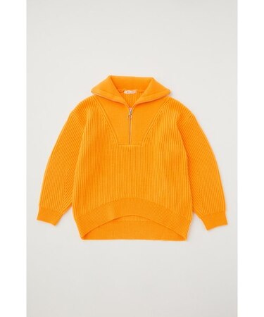 ZIP UP LOOSE ニットプルオーバー