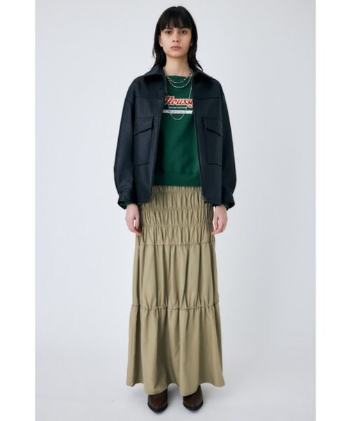 FAUX LEATHER BIG ジャケット