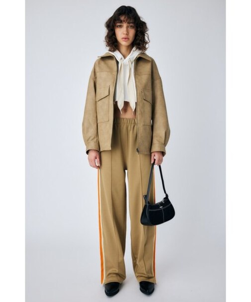 FAUX LEATHER BIG ジャケット