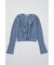 FITTED RUFFLE KNIT カーディガン