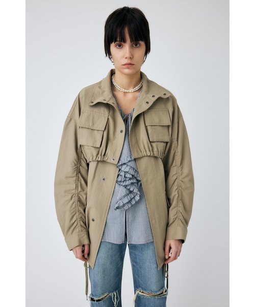 moussy マウジー MILITARY BORELO & VEST MOUSSY（マウジー）の「UTILITY ボレロ & ベスト（ミリタリー