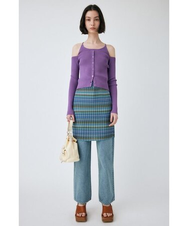 OFF SHOULDER カーディガン＆キャミセット