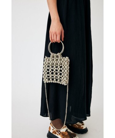SILVER BEADED MINI バッグ｜マウジーの通販｜&mall（アンドモール 