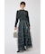 VOLUME TULLE ロングスカート