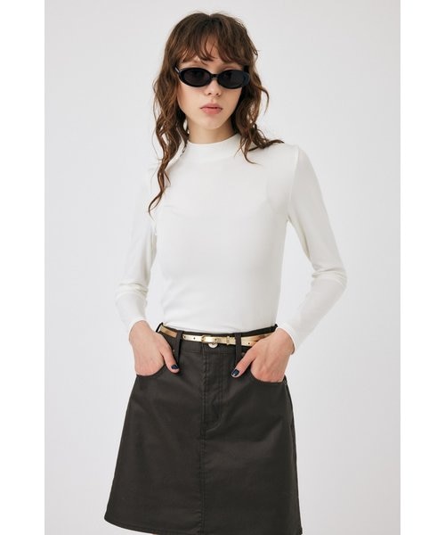 HIGH NECK SKIN トップス｜マウジーの通販｜&mall（アンドモール