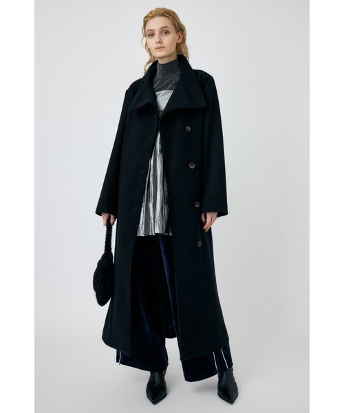 【 MOUSSY 】STAND COLLAR MIDDLE コート　サイズ2 MOUSSY（マウジー）の「STAND COLLAR MIDDLE コート（その他