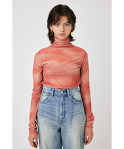 HI NECK CUT トップス