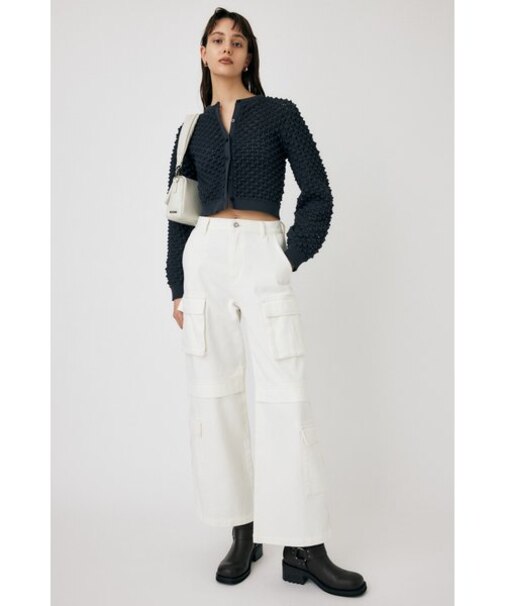 LOWRISE CARGO WHT STRAIGHT