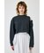 SHOULDER CUT CROPPED トップス
