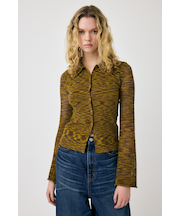 MULTI BORDER ニットシャツ