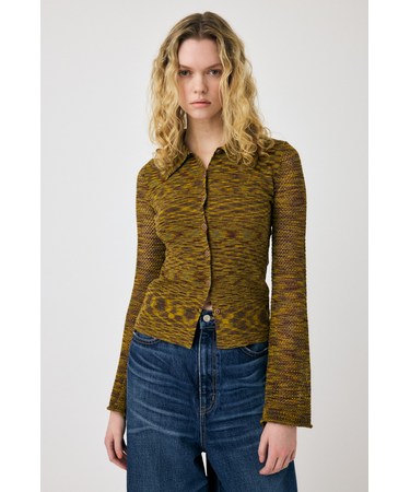 MULTI BORDER ニットシャツ