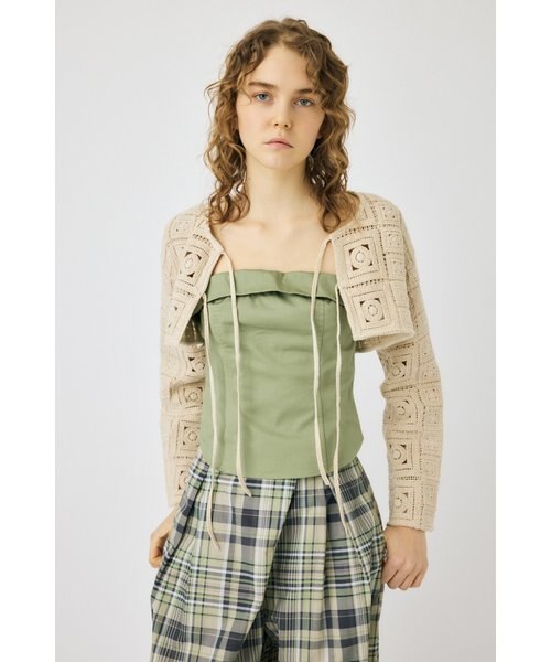 FEATHER YARN オーバーサイズカーディガン｜マウジーの通販｜&mall