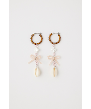 BEADED SHELL イヤリング