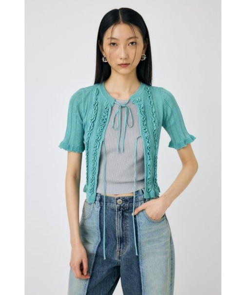 FRILL STRIPED カーディガン