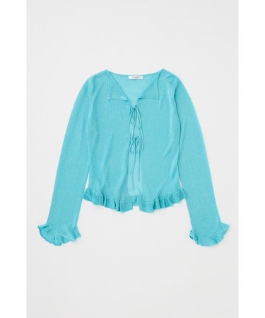 OPEN NECK SHEER カーディガン