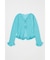 OPEN NECK SHEER カーディガン