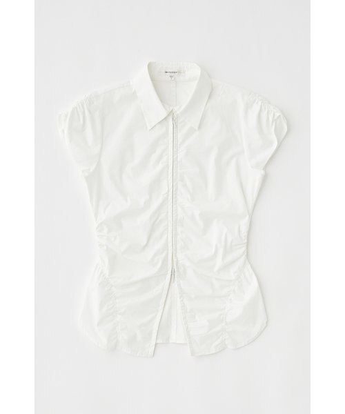 MOUSSY ZIP UP CAP SLEEVE シャツ MOUSSY | ZIP UP CAP SLEEVE シャツ (シャツ・ブラウス ) |SHEL
