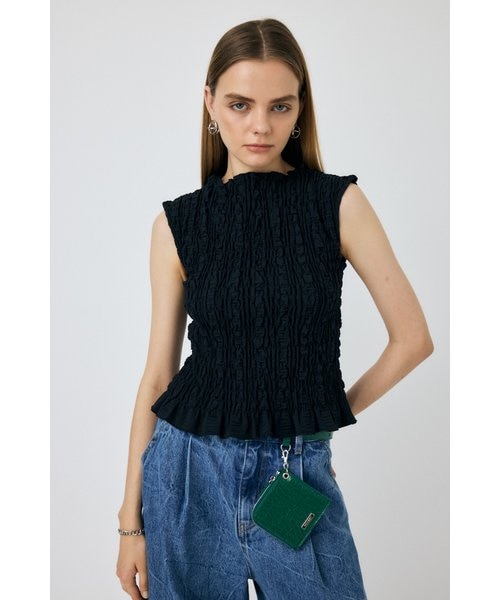 [ANDTHEOTHER] SHIRRING CUT SLEEVELESS/追跡付 SHIRRING SLEEVELESS トップス｜マウジーの通販｜&mall（アンド