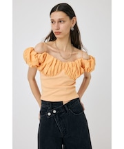 VOLUME SLEEVE DOCKING トップス