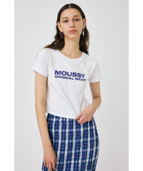 moussy U/M RHINESTONE FIT TEE Tシャツ サイズ2 moussy umbro U/M